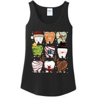 Funny Christmas Teeth Dental Dentist Santa Reindeer Snowman Gingerbread Ladies Essential Tank