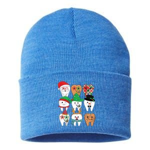 Funny Christmas Th Dental Hygiene Dental Squad Meaningful Gift Sustainable Knit Beanie