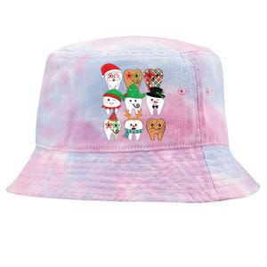 Funny Christmas Th Dental Hygiene Dental Squad Meaningful Gift Tie-Dyed Bucket Hat