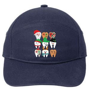 Funny Christmas Th Dental Hygiene Dental Squad Meaningful Gift 7-Panel Snapback Hat