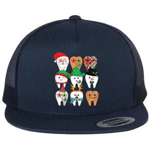 Funny Christmas Th Dental Hygiene Dental Squad Meaningful Gift Flat Bill Trucker Hat