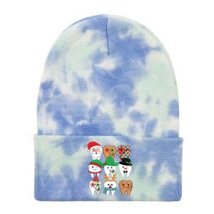 Funny Christmas Th Dental Hygiene Dental Squad Meaningful Gift Tie Dye 12in Knit Beanie