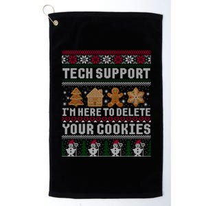 Funny Christmas Tech Supporgift Computer Programmer Gift Cool Gift Platinum Collection Golf Towel