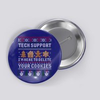 Funny Christmas Tech Supporgift Computer Programmer Gift Cool Gift Button