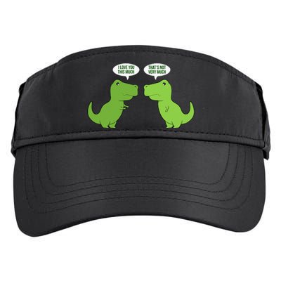 Funny Cute T Rex Dinosaur Funny Text Humour Happy Adult Drive Performance Visor