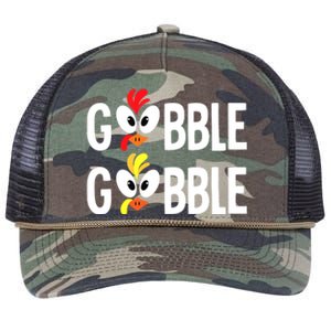 Funny Cute Thanksgiving Turkey Day S Fall Thanksgiving Retro Rope Trucker Hat Cap