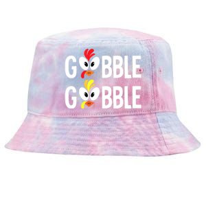 Funny Cute Thanksgiving Turkey Day S Fall Thanksgiving Tie-Dyed Bucket Hat