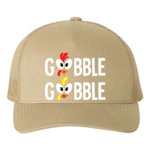 Funny Cute Thanksgiving Turkey Day S Fall Thanksgiving Yupoong Adult 5-Panel Trucker Hat