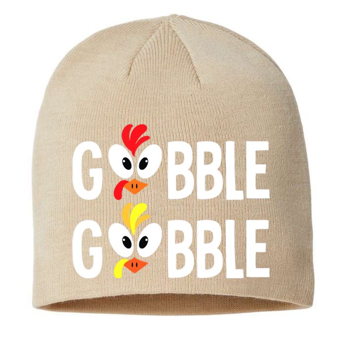 Funny Cute Thanksgiving Turkey Day S Fall Thanksgiving Sustainable Beanie