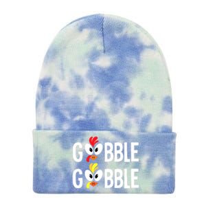 Funny Cute Thanksgiving Turkey Day S Fall Thanksgiving Tie Dye 12in Knit Beanie