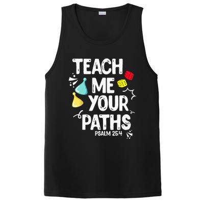 Funny Christian Teach Me Your Paths Faith Based Bible Verse PosiCharge Competitor Tank