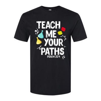 Funny Christian Teach Me Your Paths Faith Based Bible Verse Softstyle CVC T-Shirt