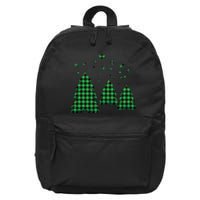 Festive Christmas Trees Pattern 16 in Basic Backpack