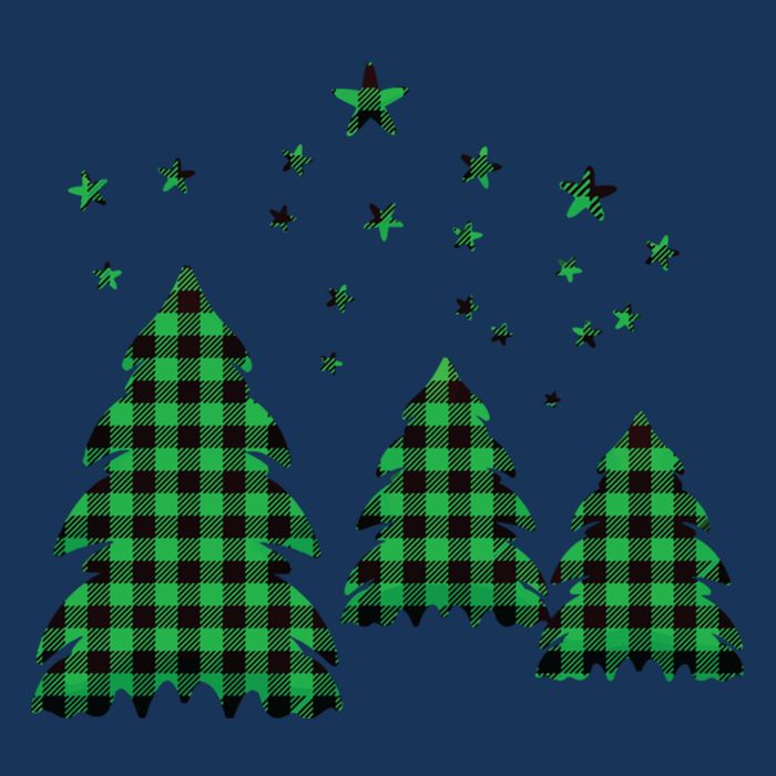 Festive Christmas Trees Pattern Infant Baby Jersey Bodysuit