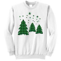 Festive Christmas Trees Pattern Sweatshirt