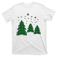 Festive Christmas Trees Pattern T-Shirt