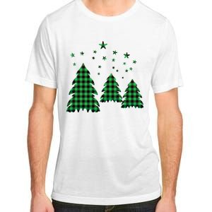 Festive Christmas Trees Pattern Adult ChromaSoft Performance T-Shirt