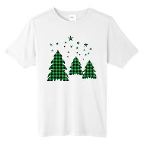 Festive Christmas Trees Pattern Tall Fusion ChromaSoft Performance T-Shirt