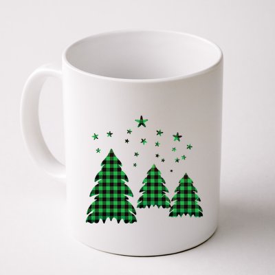 Festive Christmas Trees Pattern Mug