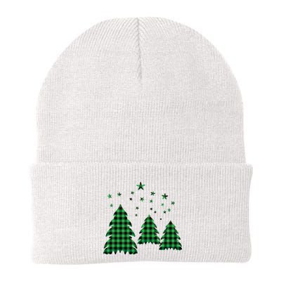 Festive Christmas Trees Pattern Beanie