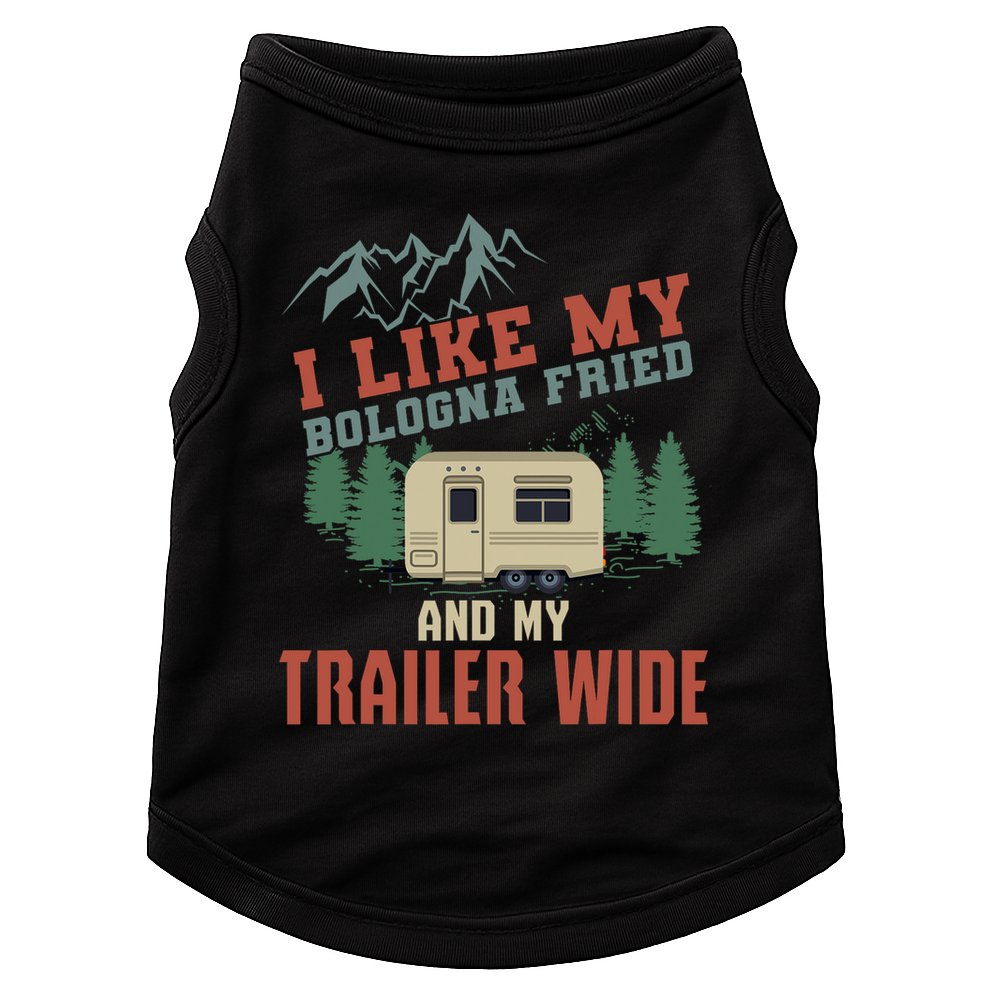 Funny Camper Trailer Gift For The Redneck Humor Gift Doggie Tank
