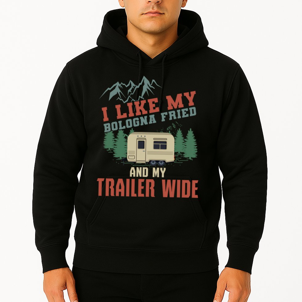 Funny Camper Trailer Gift For The Redneck Humor Gift Hoodie