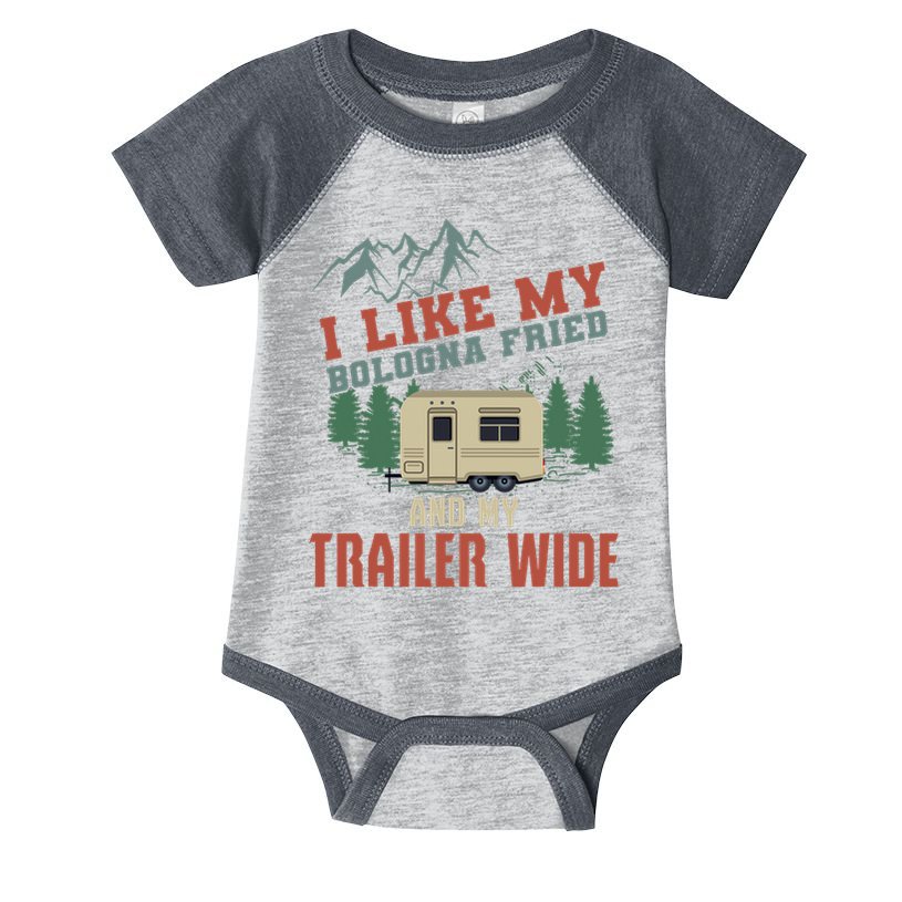 Funny Camper Trailer Gift For The Redneck Humor Gift Infant Baby Jersey Bodysuit