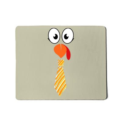 Funny Cute Turkey Face Pilgrim T Thanksgiving Costume Mousepad