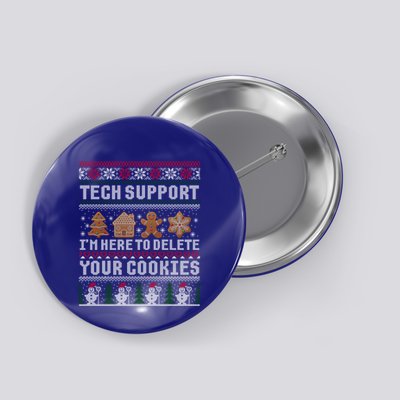 Funny Christmas Tech Supporgift Computer Programmer Gift Cool Gift Button