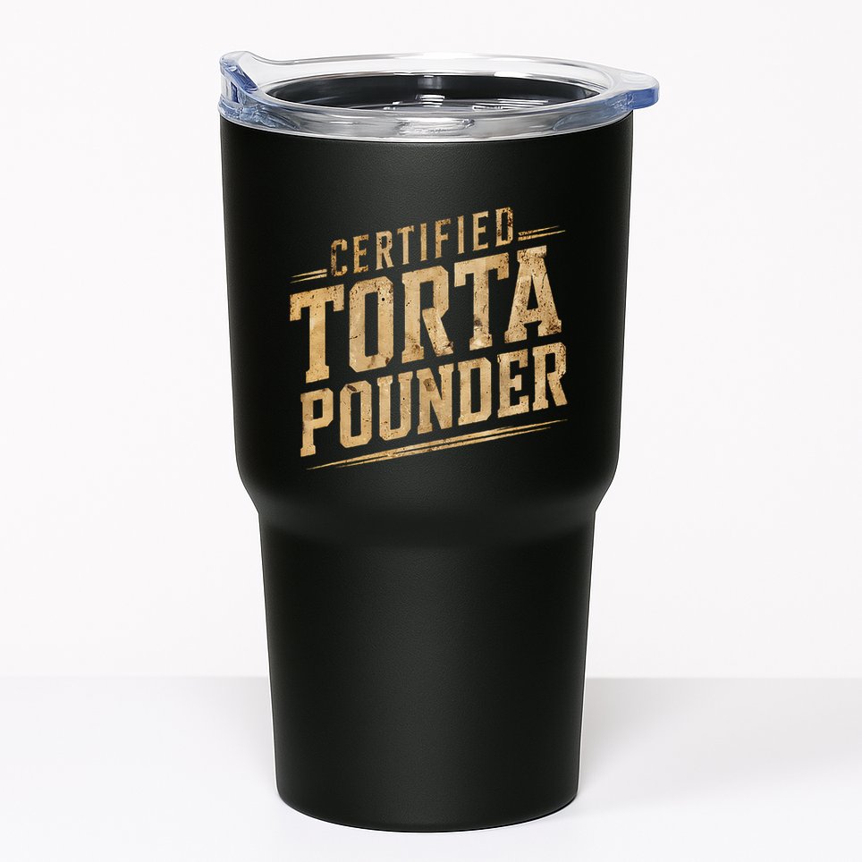 Funny Certified Torta Pounder Latino Tumbler