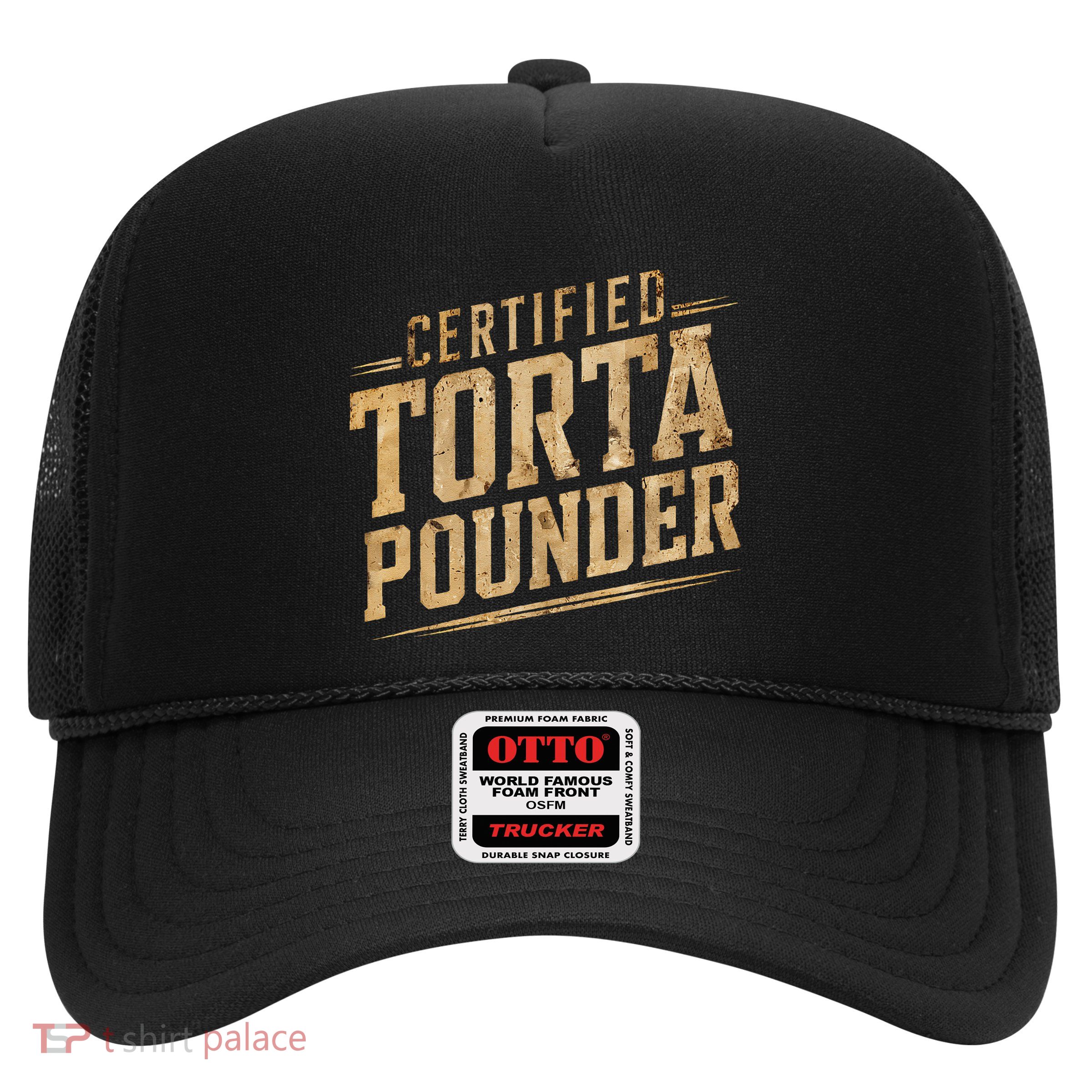 Funny Certified Torta Pounder Latino Trucker Hat