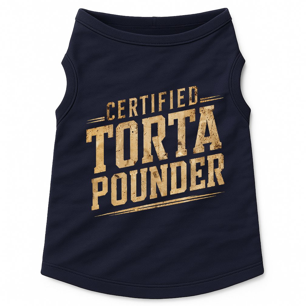 Funny Certified Torta Pounder Latino Doggie Tank