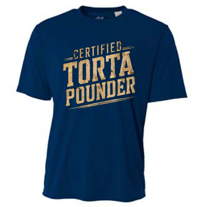 Funny Certified Torta Pounder Latino Cooling Performance Crew T-Shirt