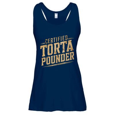 Funny Certified Torta Pounder Latino Ladies Essential Flowy Tank