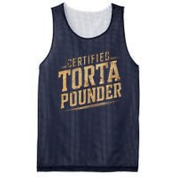 Funny Certified Torta Pounder Latino Mesh Reversible Basketball Jersey Tank