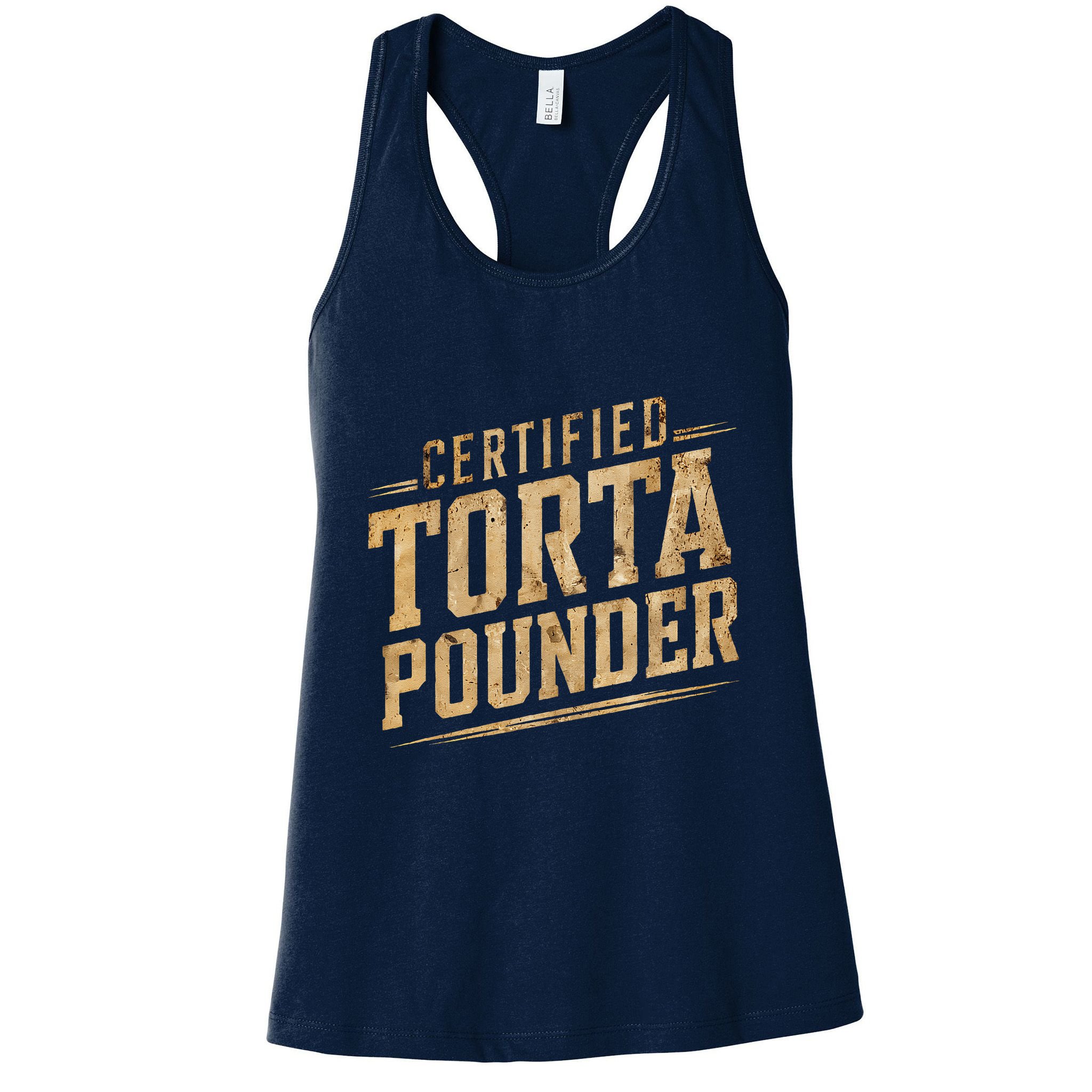 Funny Certified Torta Pounder Latino Womens Tank Top