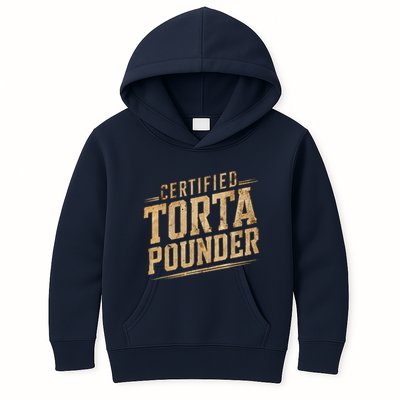 Funny Certified Torta Pounder Latino Kids Hoodie