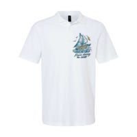 Forever Chasing The Sun Sail Boat Softstyle Adult Sport Polo