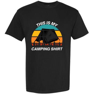 Funny Camping, This Is My Camping, Social Distancing, Hiking, Nature, Hike Garment-Dyed Heavyweight T-Shirt