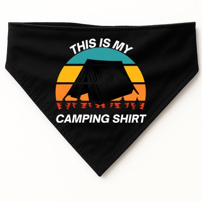 Funny Camping, This Is My Camping, Social Distancing, Hiking, Nature, Hike USA-Made Doggie Bandana