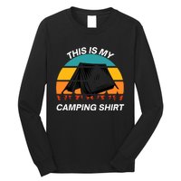 Funny Camping, This Is My Camping, Social Distancing, Hiking, Nature, Hike Long Sleeve Shirt