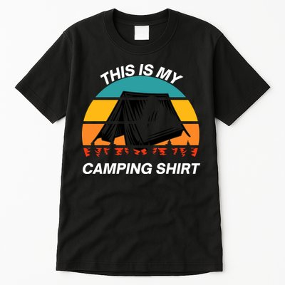 Funny Camping, This Is My Camping, Social Distancing, Hiking, Nature, Hike Tall T-Shirt