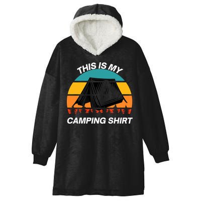 Funny Camping, This Is My Camping, Social Distancing, Hiking, Nature, Hike Hooded Wearable Blanket