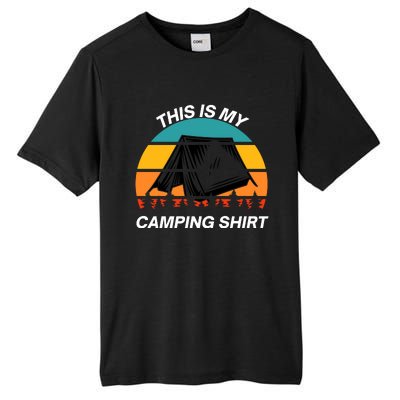 Funny Camping, This Is My Camping, Social Distancing, Hiking, Nature, Hike Tall Fusion ChromaSoft Performance T-Shirt