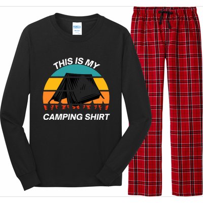 Funny Camping, This Is My Camping, Social Distancing, Hiking, Nature, Hike Long Sleeve Pajama Set