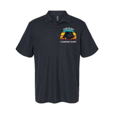 Funny Camping, This Is My Camping, Social Distancing, Hiking, Nature, Hike Softstyle Adult Sport Polo