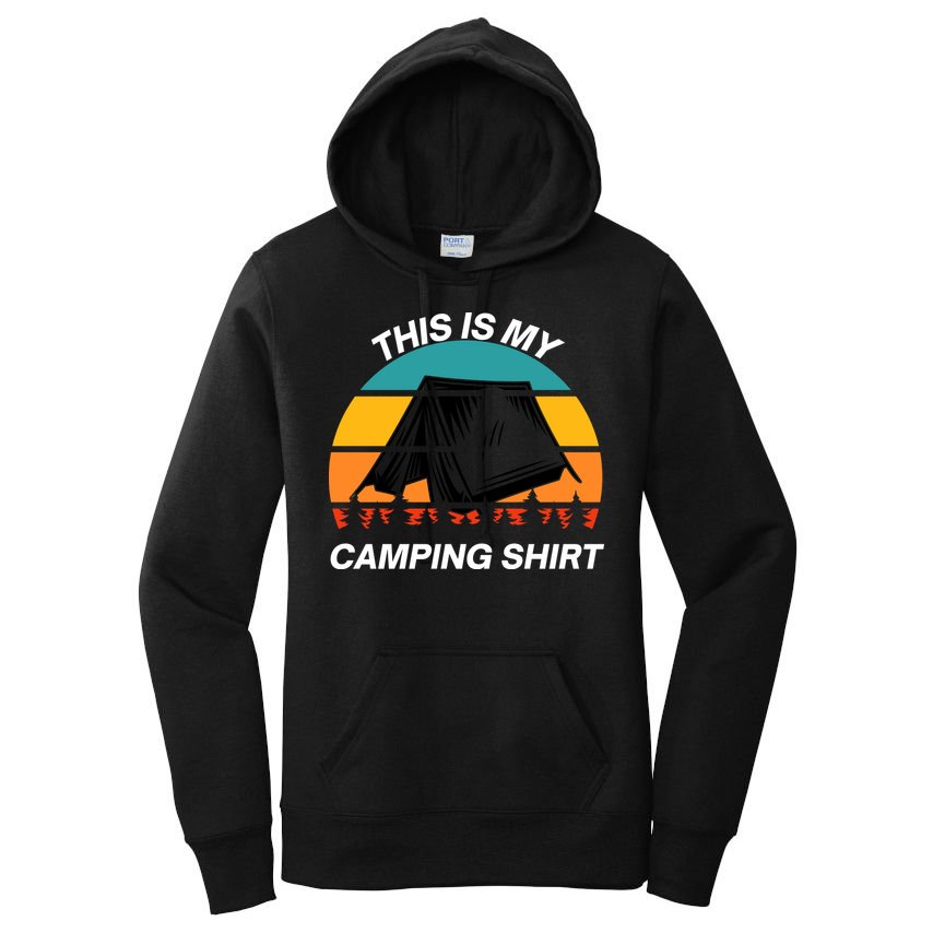 Funny Camping, This Is My Camping, Social Distancing, Hiking, Nature, Hike Women's Pullover Hoodie
