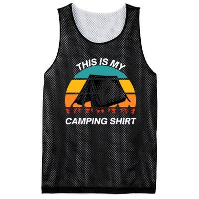 Funny Camping, This Is My Camping, Social Distancing, Hiking, Nature, Hike Mesh Reversible Basketball Jersey Tank