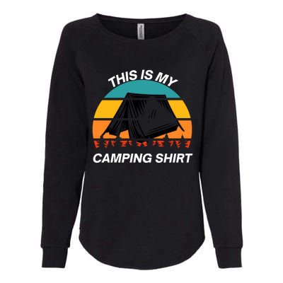 Funny Camping, This Is My Camping, Social Distancing, Hiking, Nature, Hike Womens California Wash Sweatshirt