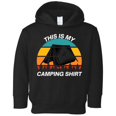 Funny Camping, This Is My Camping, Social Distancing, Hiking, Nature, Hike Toddler Hoodie